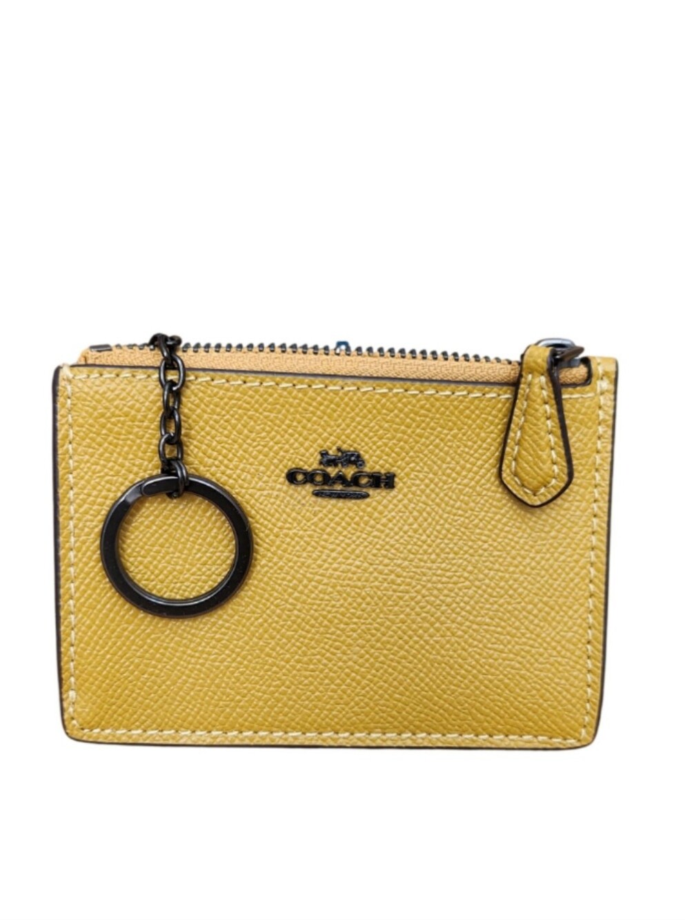 Coach Yellow Mini Skinny ID Card Case